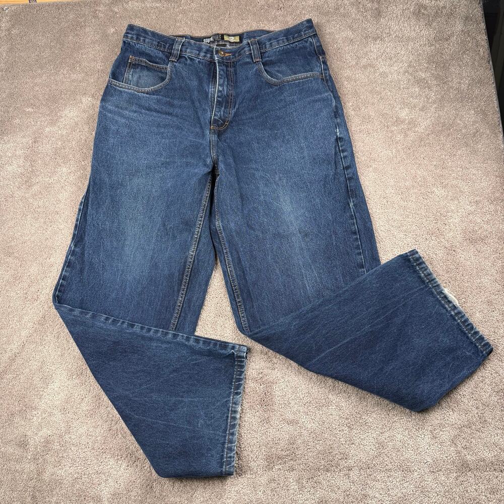 South Pole Y2K Baggy Jeans Vintage Streetwear Denim Size 36 Wide Leg Hip Hop